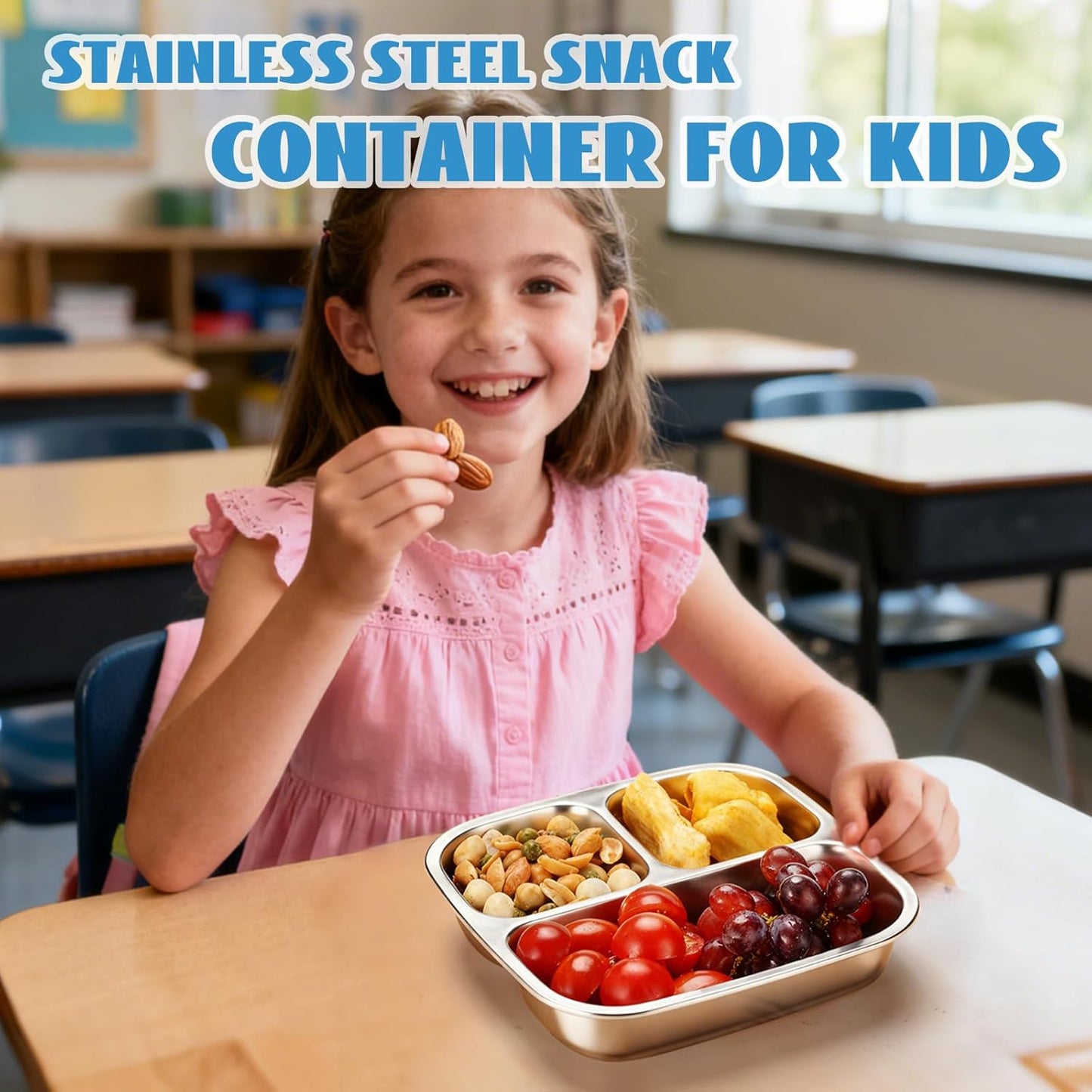 Stainless Steel Snack Container
