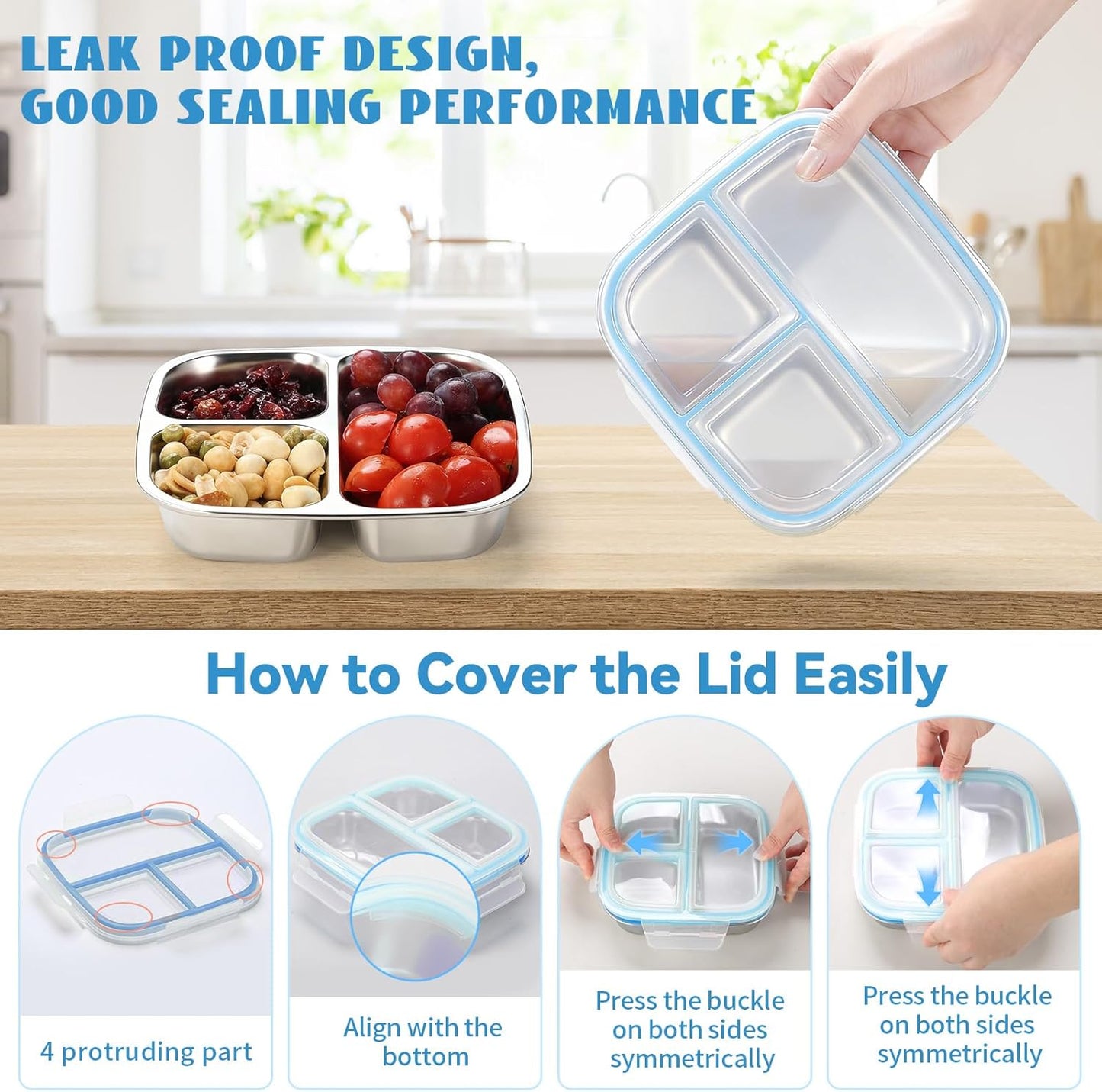 Stainless Steel Snack Container